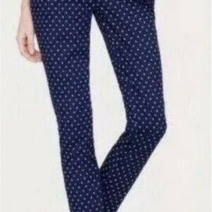 J. Crew Blue and White ankle pants